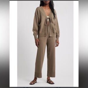 Free People Solar  Cardigan and Pants Set SZ Small
